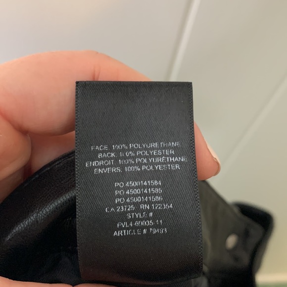 Wilfred Aritzia Melina Pants Faux Leather Size 4 - Picture 10 of 10